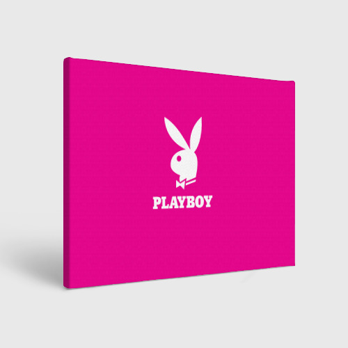 Холст прямоугольный Pink Playboy, цвет 3D печать