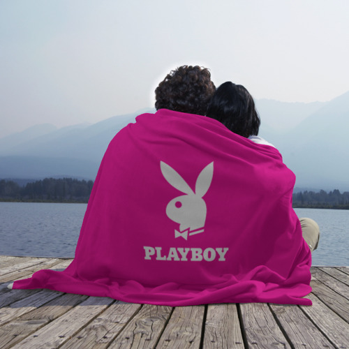 Плед 3D Pink Playboy, цвет 3D (велсофт) - фото 3