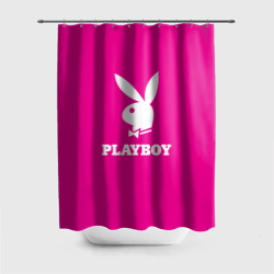 Штора 3D для ванной Pink Playboy