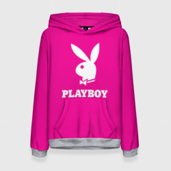 Женская толстовка 3D Pink Playboy
