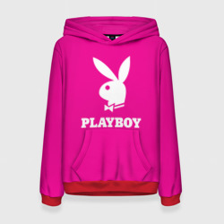 Женская толстовка 3D Pink Playboy