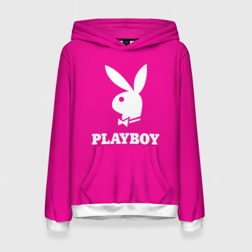 Женская толстовка 3D Pink Playboy, цвет 3D печать