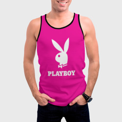 Мужская майка 3D Pink Playboy - фото 2