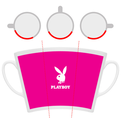 Кружка Латте Pink Playboy - фото 6