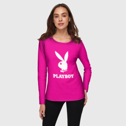 Женский лонгслив 3D Pink Playboy - фото 2