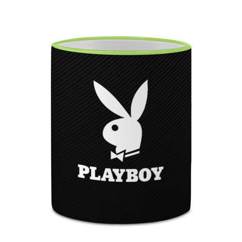 Кружка с полной запечаткой Playboy Плейбой, цвет Кант светло-зеленый - фото 4