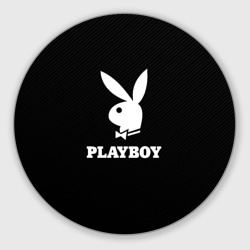 Круглый коврик для мышки Playboy Плейбой