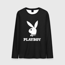 Мужской лонгслив 3D Playboy Плейбой