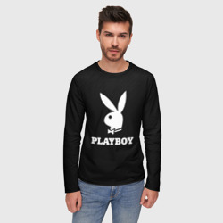 Мужской лонгслив 3D Playboy Плейбой - фото 2