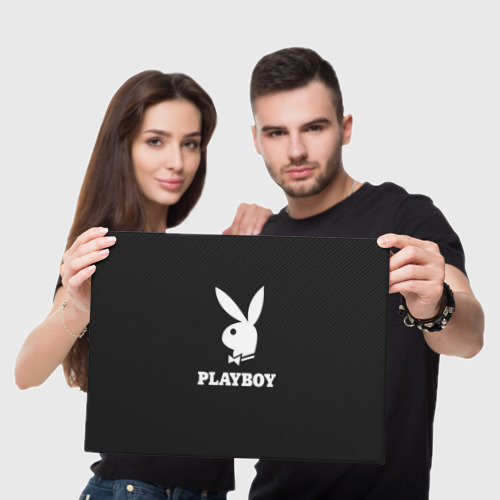 Холст прямоугольный Playboy Плейбой, цвет 3D печать - фото 5