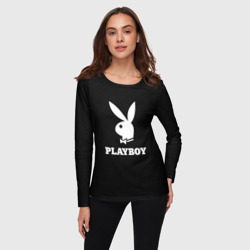 Женский лонгслив 3D Playboy Плейбой - фото 2