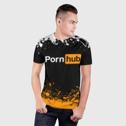 Мужская футболка 3D Slim Pornhub Порнхаб - фото 2