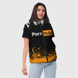 Женский жилет утепленный 3D Pornhub Порнхаб - фото 2