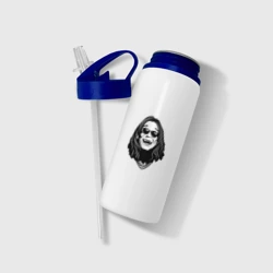 Бутылка для воды с трубочкой Ozzy Osbourne - фото 2