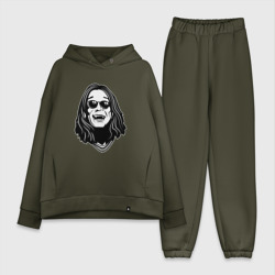 Женский костюм хлопок Oversize Ozzy Osbourne