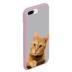 Чехол для iPhone 7Plus/8 Plus матовый Рыжий котик - фото 2