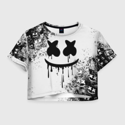 Женская футболка Crop-top 3D Marshmello