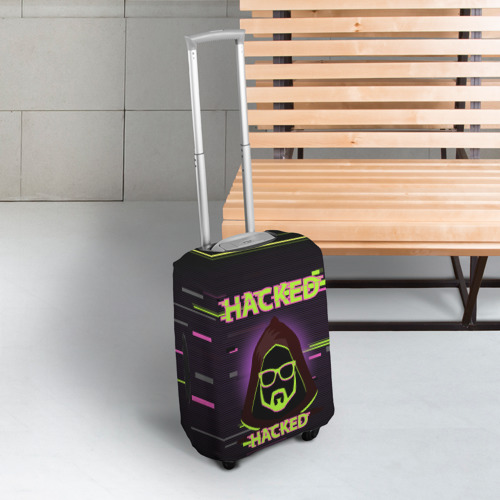 Чехол для чемодана 3D Hacked - фото 3