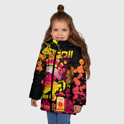 Зимняя куртка для девочек 3D Приключения ДжоДжо - фото 2