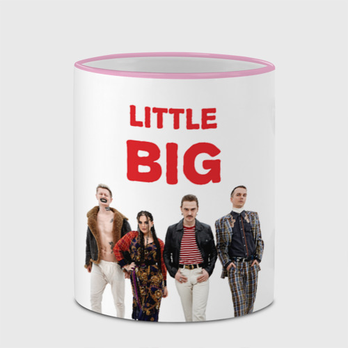 Кружка с полной запечаткой Little Big, цвет Кант розовый - фото 4