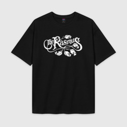Женская футболка Oversize хлопок texturе The Rasmus Расмус