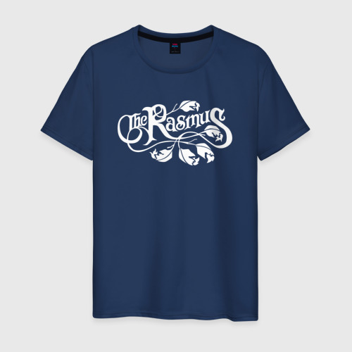 Мужская футболка хлопок The Rasmus Расмус, цвет темно-синий