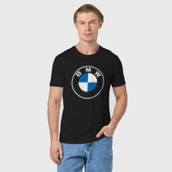 Мужская футболка хлопок BMW logo 2020 - фото 2