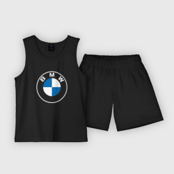 Детская пижама с шортами хлопок BMW logo 2020