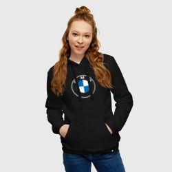Женская толстовка хлопок BMW logo 2020 - фото 2