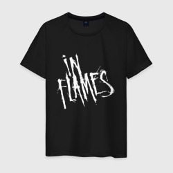 In Flames – Мужская футболка хлопок с принтом купить со скидкой в -20%