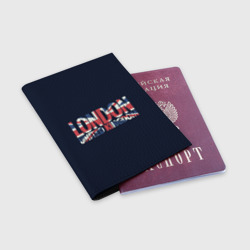 Обложка для паспорта матовая кожа Лондон - фото 2