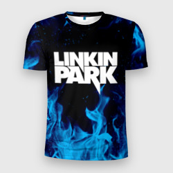 Мужская футболка 3D Slim Linkin Park Линкин Парк