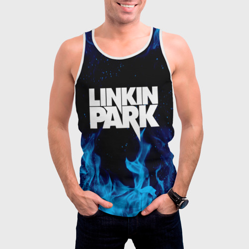 Мужская майка 3D Linkin Park Линкин Парк, цвет 3D печать - фото 3