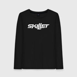 Женский лонгслив хлопок Skillet Logo Скиллет лого