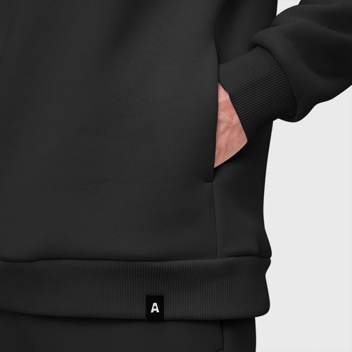 Мужской костюм oversize хлопок Skillet Logo Скиллет лого, цвет черный - фото 6