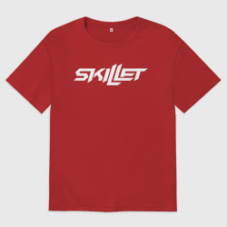 Мужская футболка хлопок Oversize Skillet Logo Скиллет лого