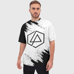 Мужская футболка oversize 3D Linkin Park - фото 2