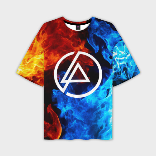 Мужская футболка oversize 3D Linkin Park Линкин Парк, цвет 3D печать