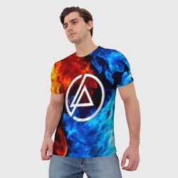 Мужская футболка 3D Linkin Park Линкин Парк - фото 2