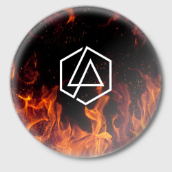 Значок Linkin Park in fire