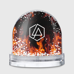 Игрушка Снежный шар Linkin Park in fire