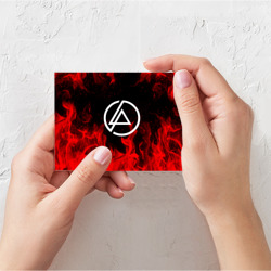 Поздравительная открытка Linkin park emblem - фото 2
