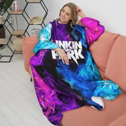 Плед с рукавами Linkin Park Линкин Парк - фото 2