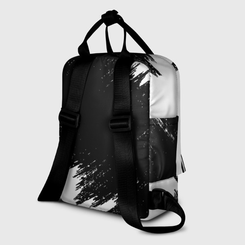 Женский рюкзак 3D с принтом LOVE DEATH ROBOTS | LDR (Z), вид сзади #1