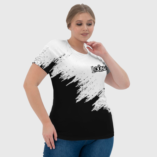 Женская футболка 3D Louna Лоуна, цвет 3D печать - фото 6