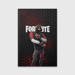 Обложка для паспорта матовая кожа Fortnite IKONIK Фортнайт Иконик