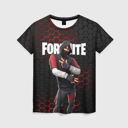 Женская футболка 3D Fortnite IKONIK Фортнайт Иконик, цвет 3D печать