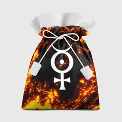 Подарочный 3D мешок Marilyn Manson логотип на брызгах