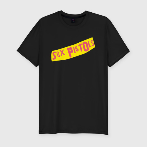 Мужская футболка хлопок Slim Sex Pistols, цвет черный