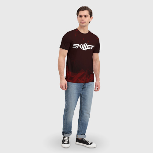 Мужская футболка 3D Skillet, цвет 3D печать - фото 5